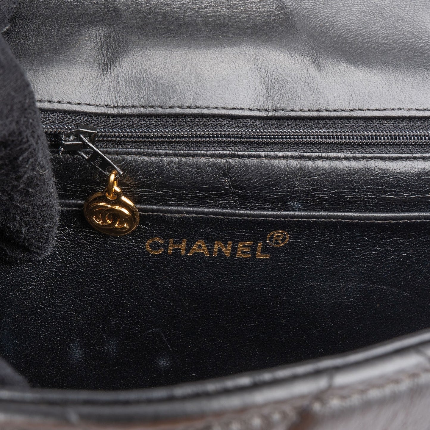 Chanel Quilted Lambskin Rectangular Single Flap Crossbody Bag