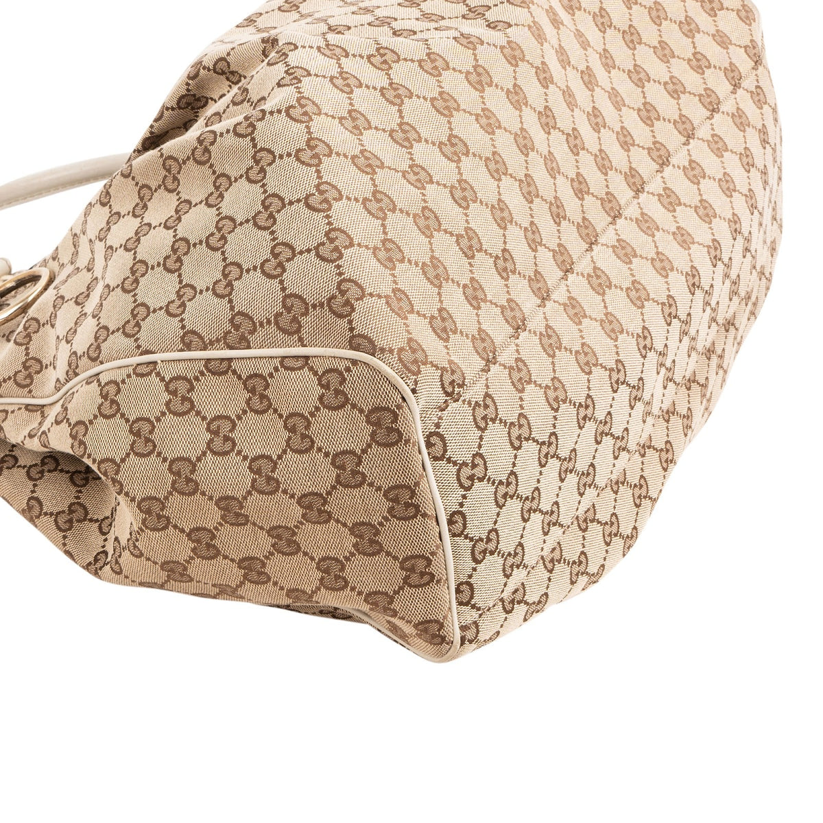 Gucci Monogram GG Canvas Large Sukey Hobo Tote Handbag