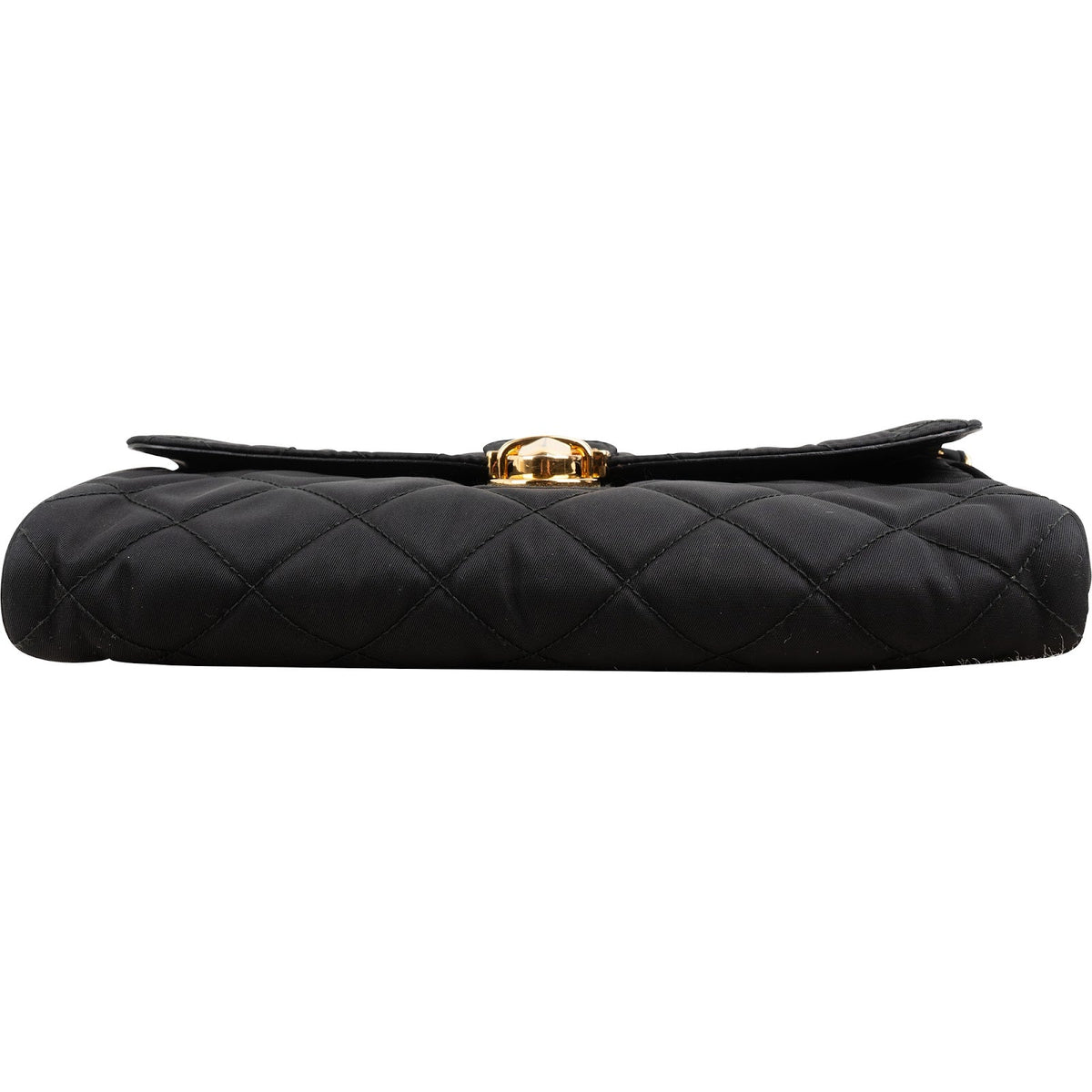 Prada Quilted Tessuto Nylon Chain Single Flap Crossbody Bag