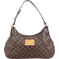 Louis Vuitton Damier Ebene Canvas Thames GM aus Damier Ebene Canvas und Leder – Vorderansicht