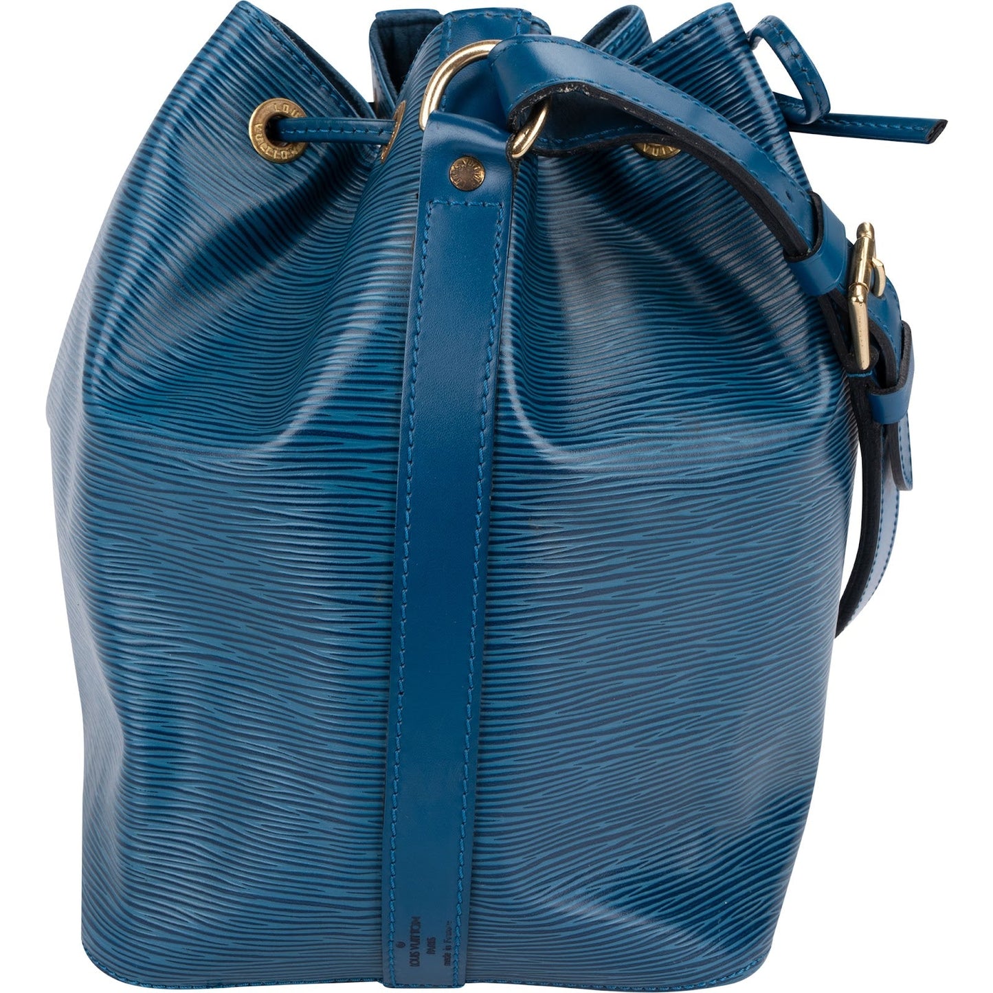Louis Vuitton Blue Epi Leather Sac Noé Petit Shoulder Bag