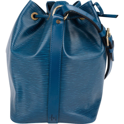 Louis Vuitton Blue Epi Leather Sac Noé Petit Shoulder Bag
