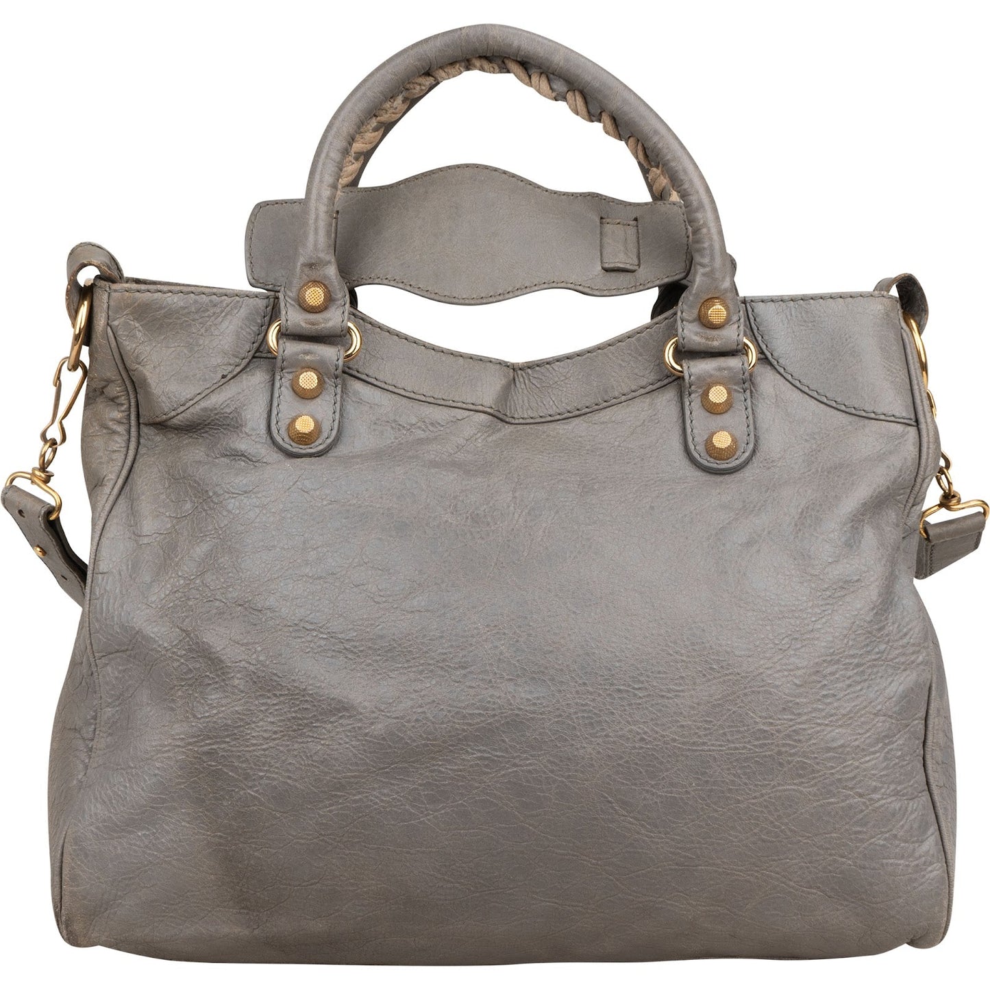 Balenciaga Grey Leather City Jumbo Handbag