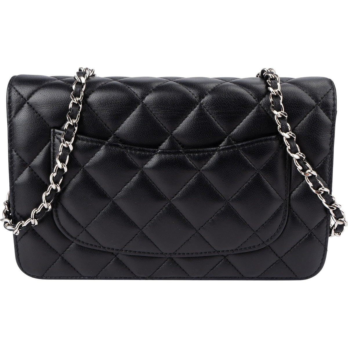 Chanel Wallet On Chain aus gestepptem Caviar-Leder – Ansicht 4