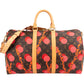 Louis Vuitton Monogram Canvas Limited Yayoi Kusama Ramages Dots Keepall 45 Bandoulière Travel Bag