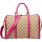 Gucci Monogram GG Boston Handbag