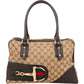 Gucci Monogram GG Canvas Horsebit Handbag