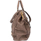 Miu Miu Vitello Lux Leather Gathered Tote Shoulder Bag