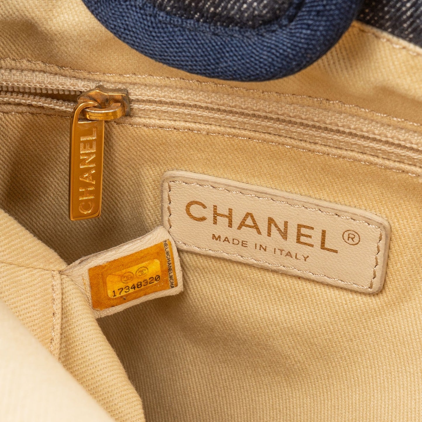 Chanel Denim Deauville Tote Shoulder Bag