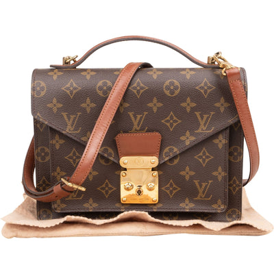 Louis Vuitton Monogram Canvas Monceau Handbag