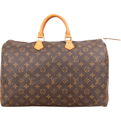 Louis Vuitton Monogram Canvas Speedy 40 Handbag