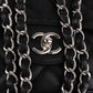 Chanel Quilted Caviar Leather Palladium Jumbo Singe Flap Crossbody Bag