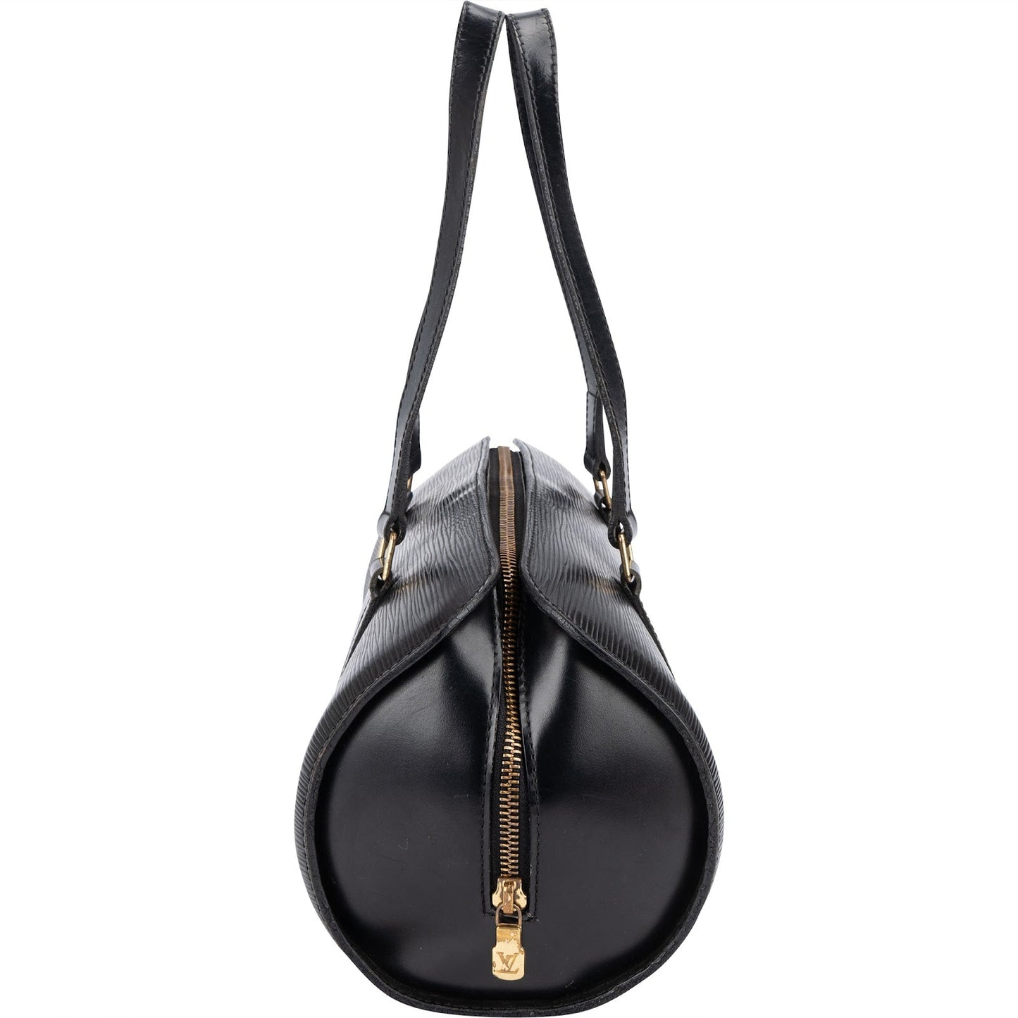 Louis Vuitton Noir Epi Leather Soufflot Handbag