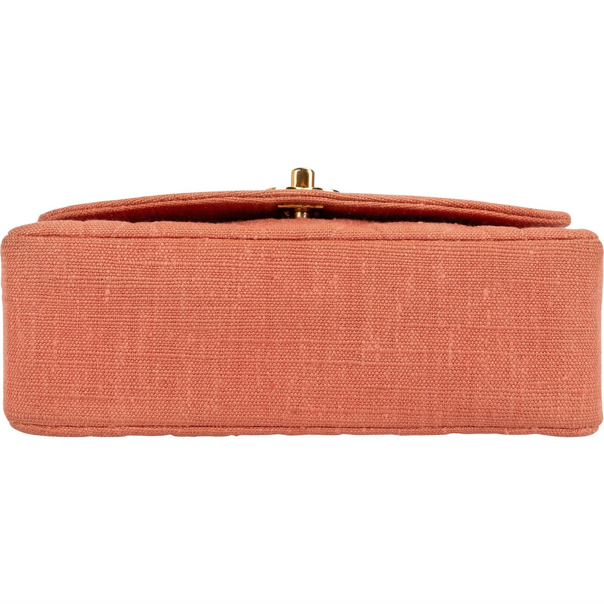 Chanel Quilted Cotton Small Diana 24K Gold Single Flap Crossbody Bag
