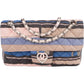 Chanel Quilted Cotton Single Flap Shoulder Bag
