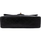 Chanel Quilted Lambskin 24K Gold Clip Single Flap Shoulder Bag