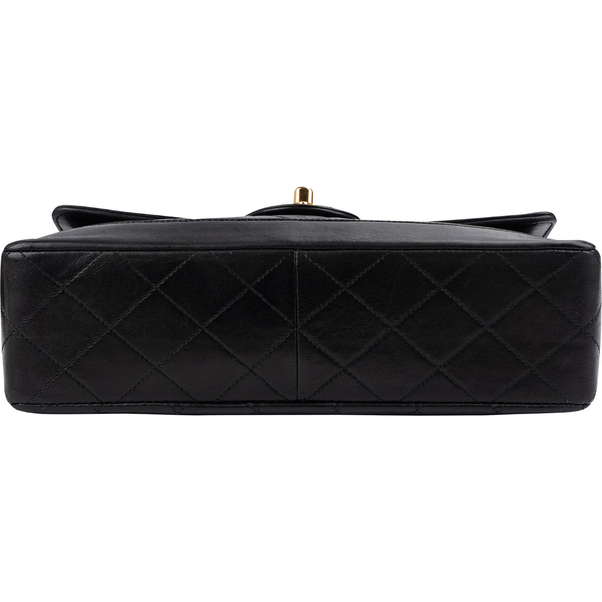 Chanel Quilted Lambskin 24K Gold Clip Single Flap Shoulder Bag