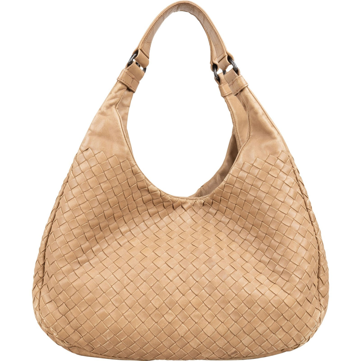 Bottega Intrecciato Nappa Leather Medium Compana Hobo Shoulder Bag