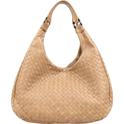 Bottega Intrecciato Nappa Leather Medium Compana Hobo Shoulder Bag