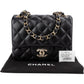Chanel Quilted Lambskin Mini Square Single Flap Crossbody Bag