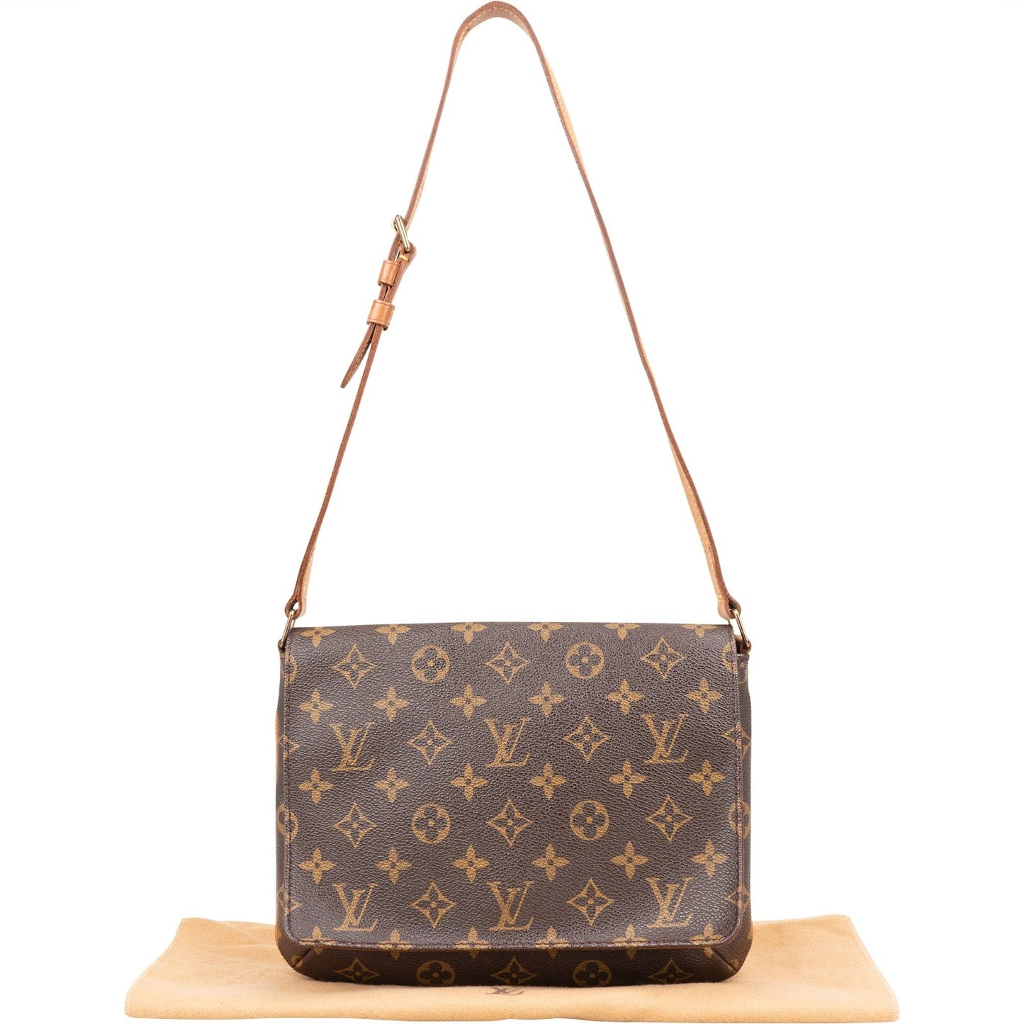 Louis Vuitton Monogram Canvas Musette Tango Shoulder Bag