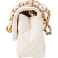 Chanel Quilted Lambskin Mini Rectangular Pearl Single Flap Crossbody Bag