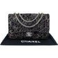 Chanel Sequin CC Jumbo Double Flap aus Tweed – Ansicht 2
