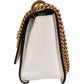 Fendi Kan U Flap aus weißem Lackleder – Ansicht 5