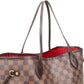 Louis Vuitton Monogram Damier Ebene Canvas Neverfull MM Shoulder Bag