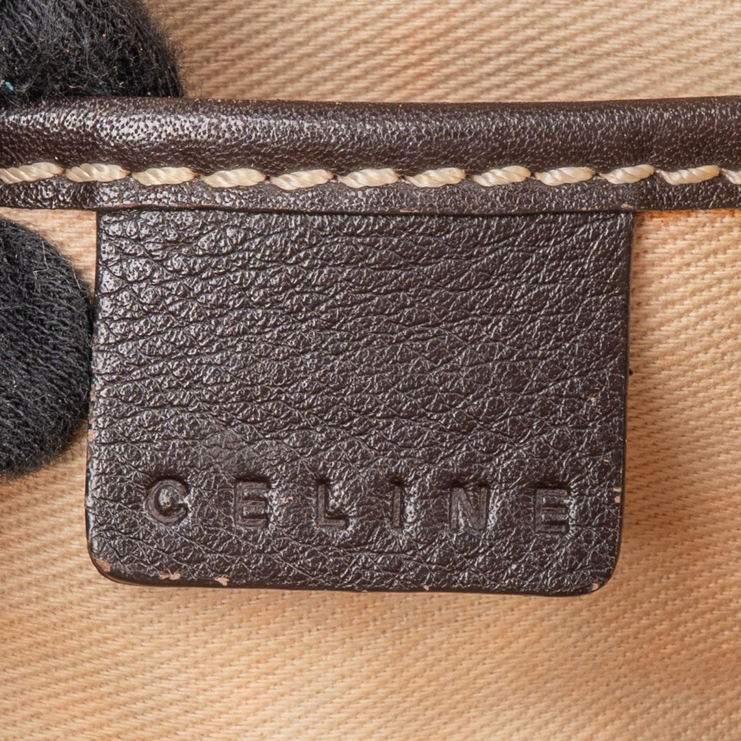 Celine Macadam Monogram Small Boston Handbag