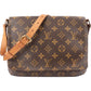 Louis Vuitton Monogram Canvas Musette Tango Shoulder Bag