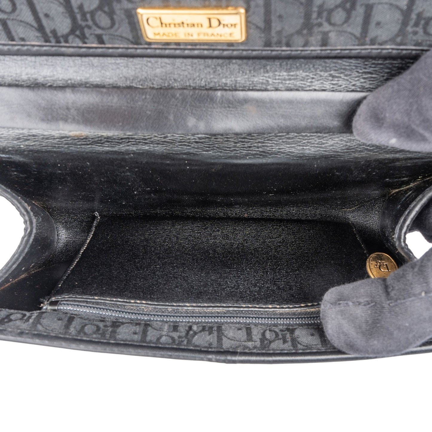 Christian Dior Oblique Monogram Single Flap Shoulder Bag