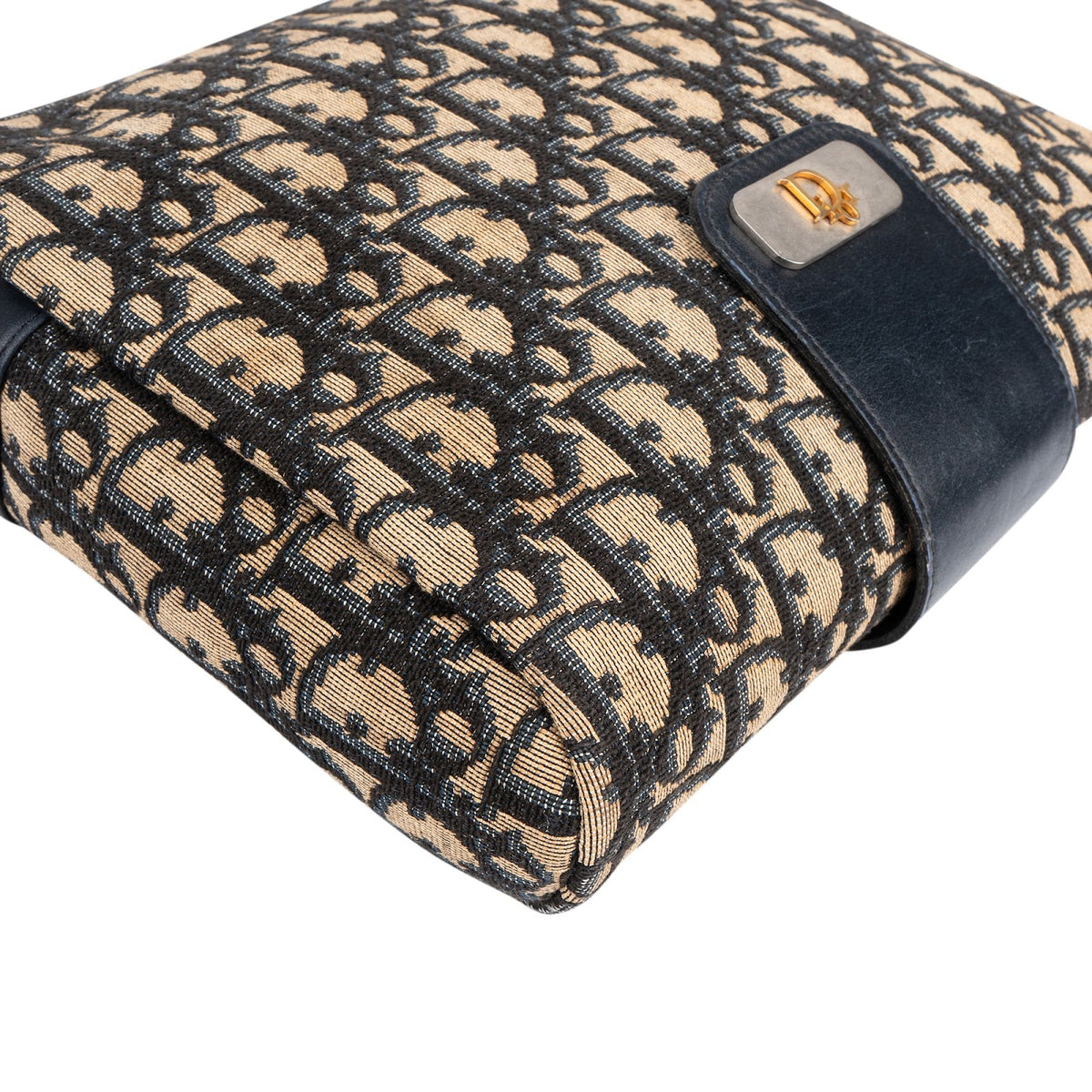 Christian Dior Trotter Monogram Canvas Upside Down Shoulder Bag
