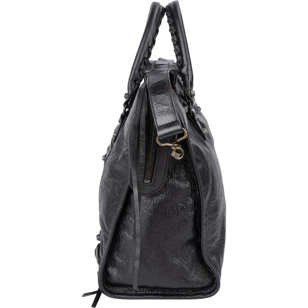 Balenciaga Black Leather Classic City Handbag