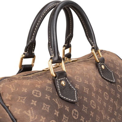 Louis Vuitton Mini Lin Monogram Idylle Fusain Speedy 30 Bandoulière Handbag