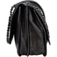 Chanel Quilted Leather Half Moon Single Flap Crossbody Bag