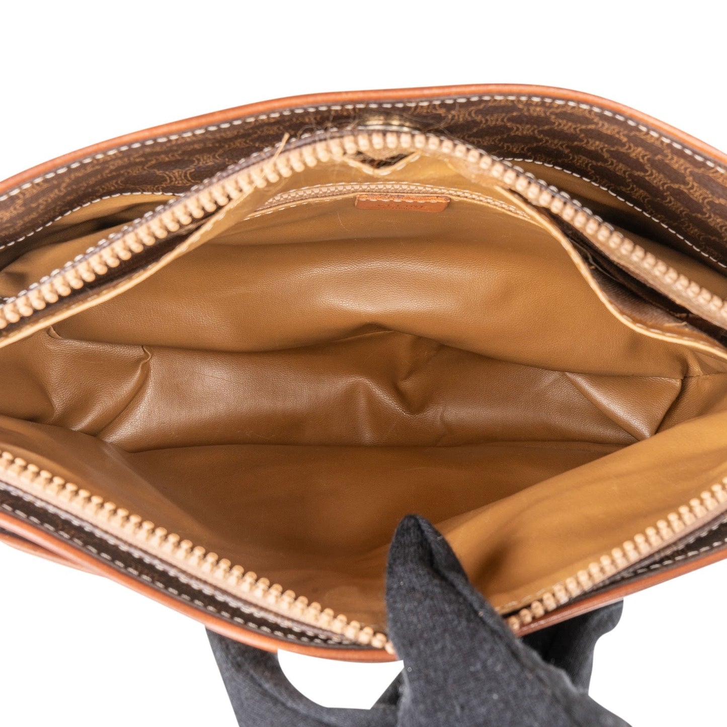 Celine Macadam Canvas Tote Shoulder Bag