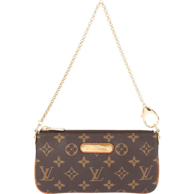 Louis Vuitton Monogram Canvas Milla MM Pochette Accessoires Shoulder Bag