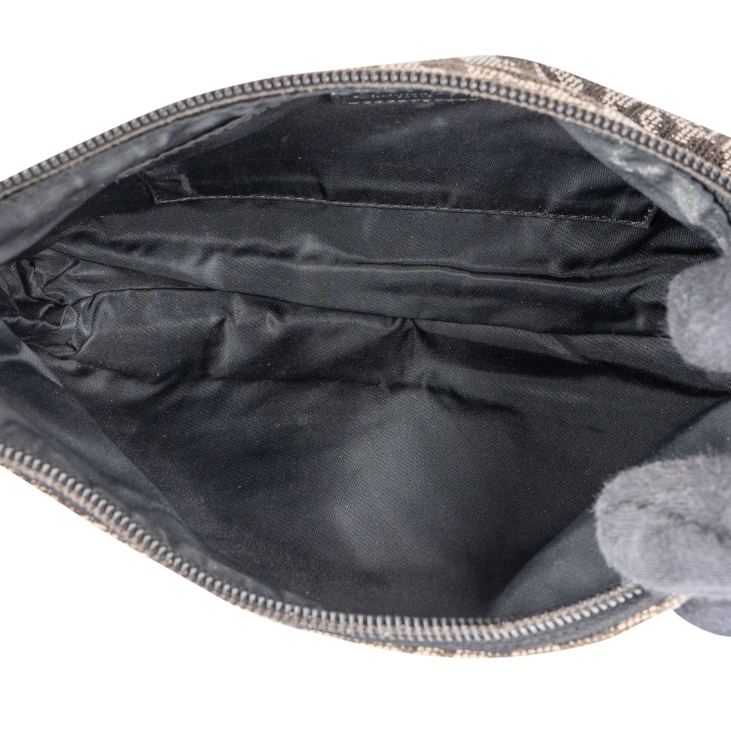 Christian Dior Trotter Monogram Cotton Pochette Handbag