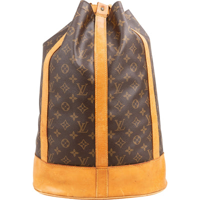 Louis Vuitton Monogram Canvas Randonnee GM Backpack Shoulder Bag