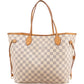 Louis Vuitton Monogram Damier Azur Canvas Neverfull MM Shoulder Bag