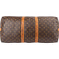 Louis Vuitton Monogram Canvas Keepall 55 Bandoulière Travel Bag