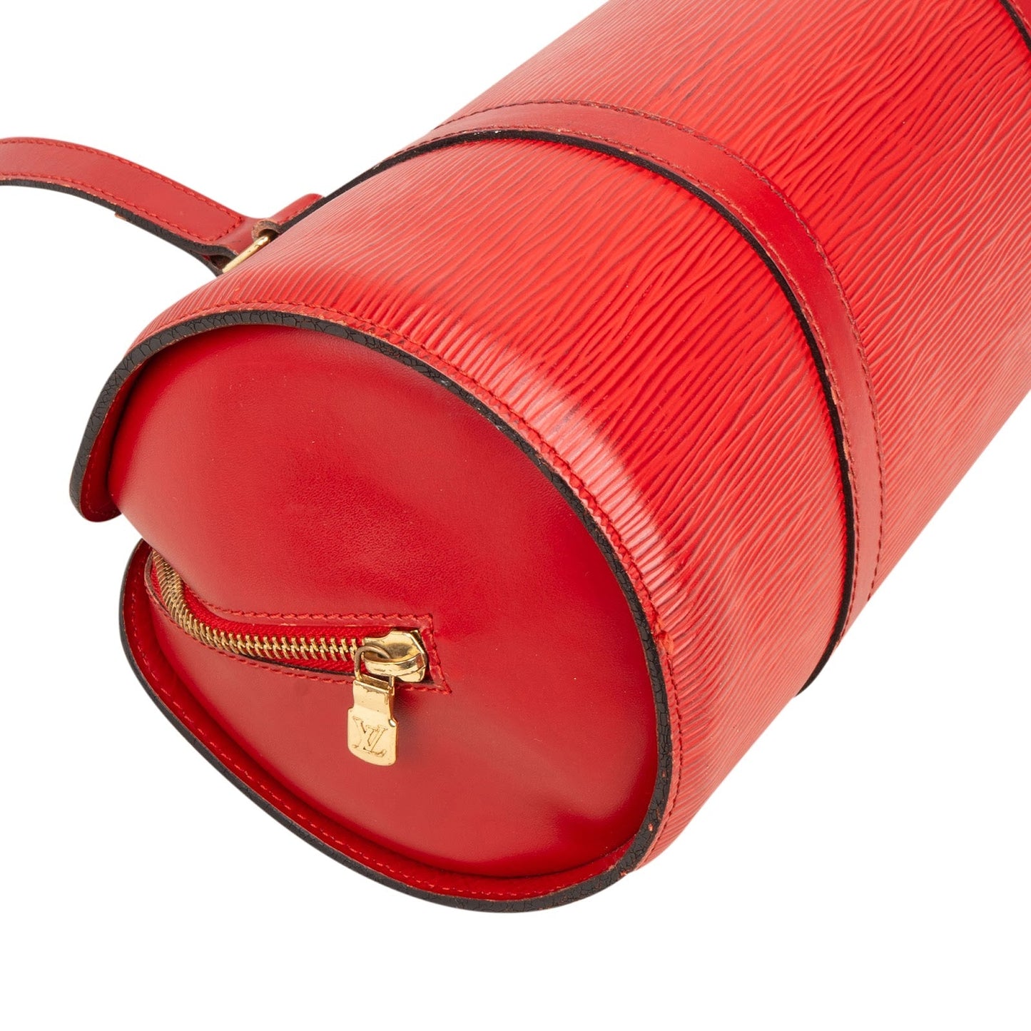 Louis Vuitton Red Epi Leather Epi Leather Soufflot Set Handbag