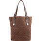 Gucci Tote aus GG Wildleder – Vorderansicht