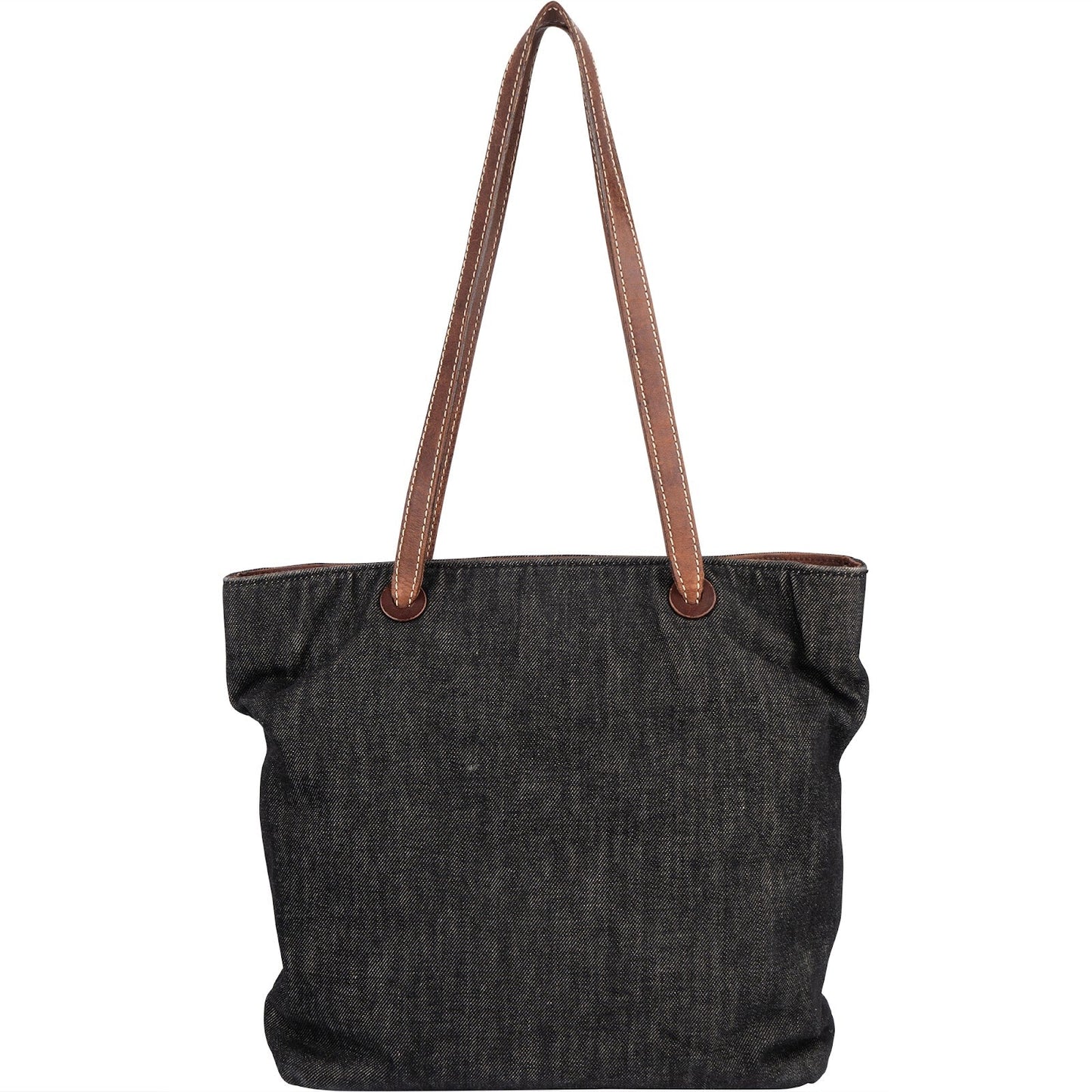 Chanel Maxi Denim CC Stitch Tote Shoulder Bag