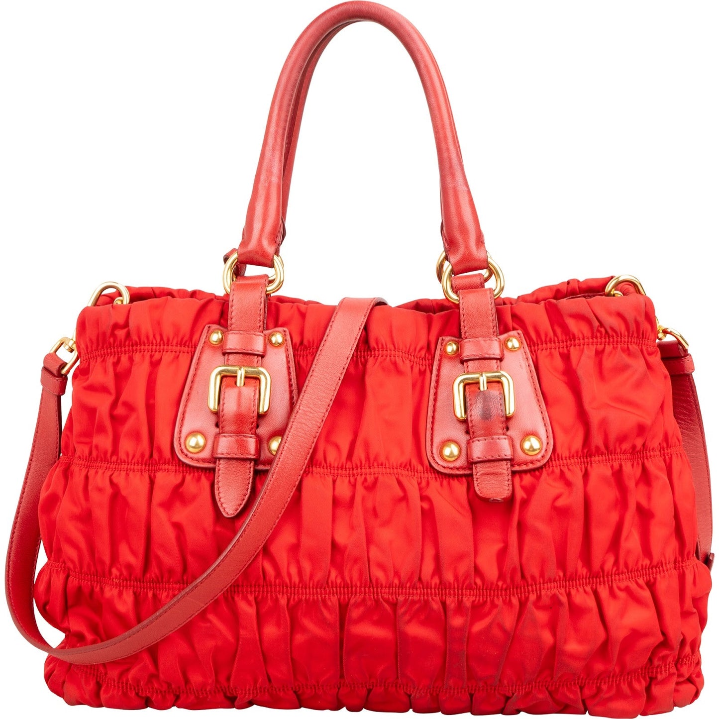Prada Tessuto Gaufre Tote Handbag