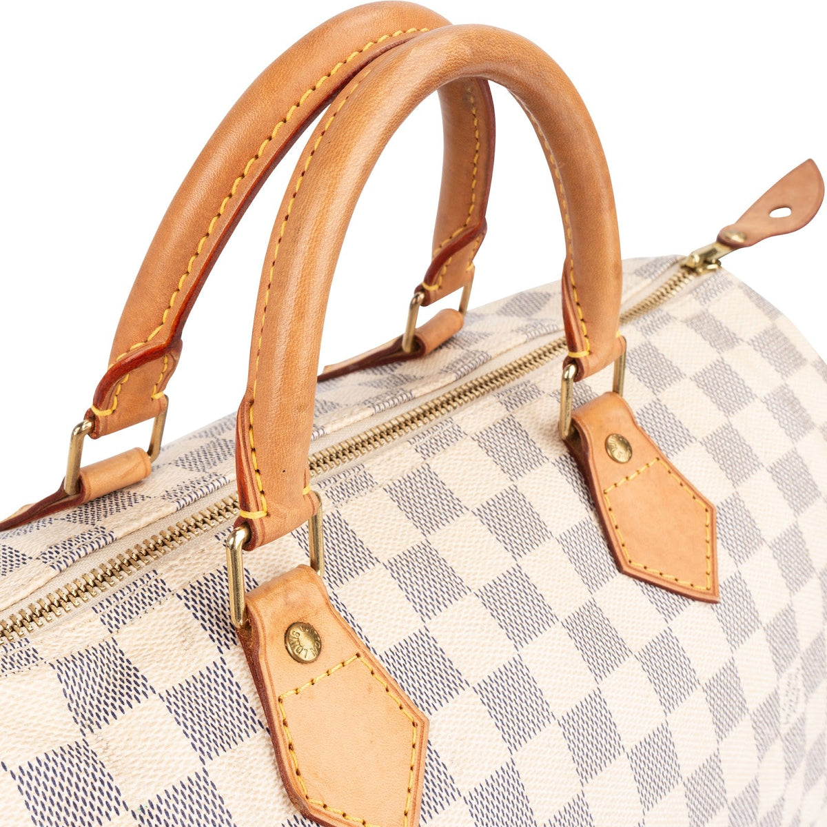 Louis Vuitton Speedy 35 aus Damier Azur Canvas – Ansicht 3