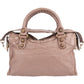 Balenciaga Mauve Leather City Handbag