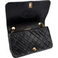 Chanel Quilted Lambskin 24K Gold Single Flap Crossbody Bag