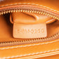 Celine Cotton & Calfskin Small Teen Triomphe Crossbody Bag